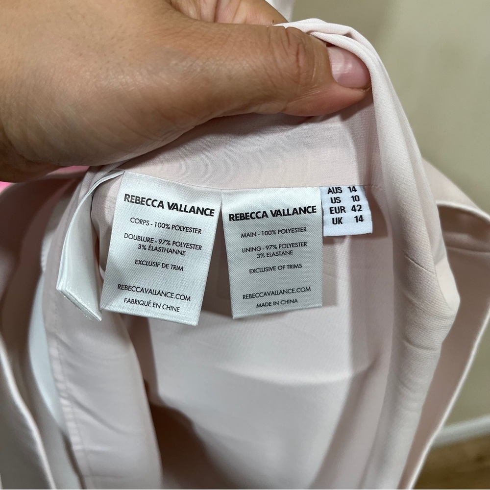 NWT  REBECCA VALLANCE Dahlia Blossom Mini Dress size US 10 floral elegant - Picture 10 of 12